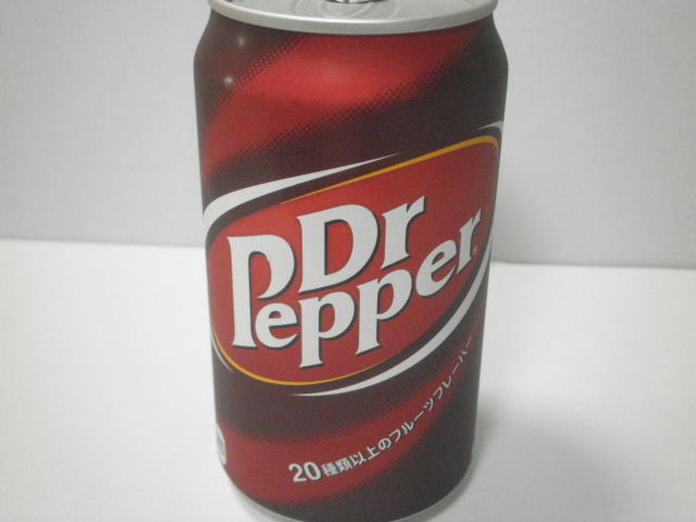 今日の飲み物：「ドクターペッパー」（缶入り）を飲む！